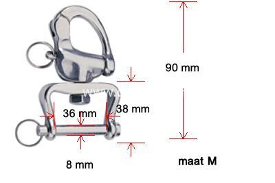 Panikverschluss mit breiter Schließe – Bild 2