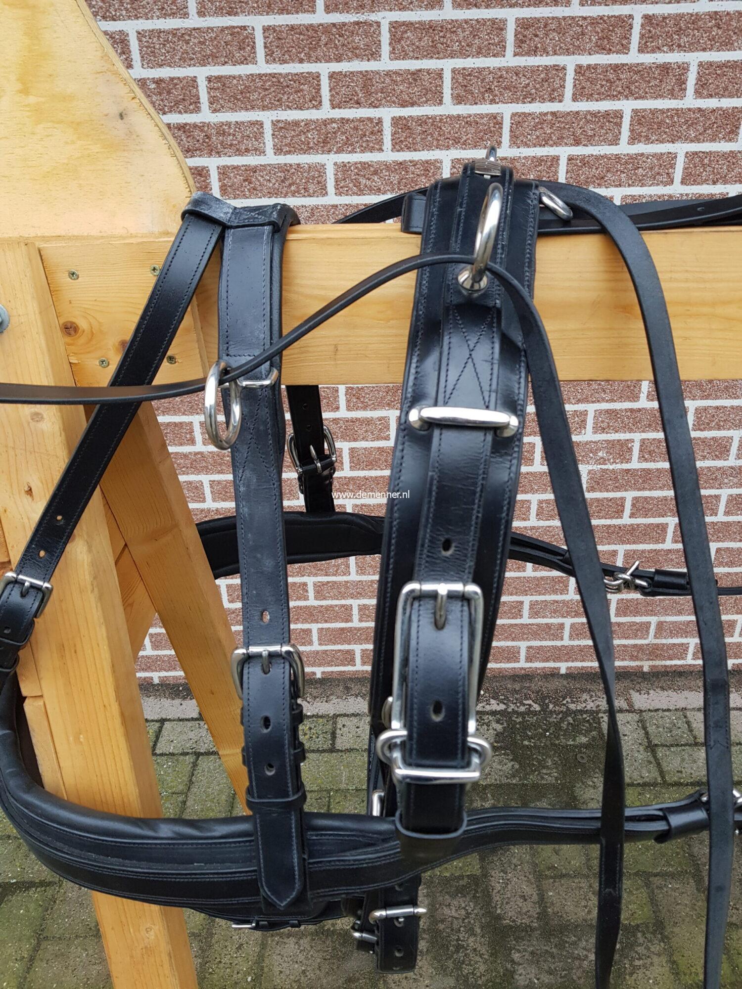 Einspänner Combi Brustgeschirr MARATHON Full Leder – Bild 4