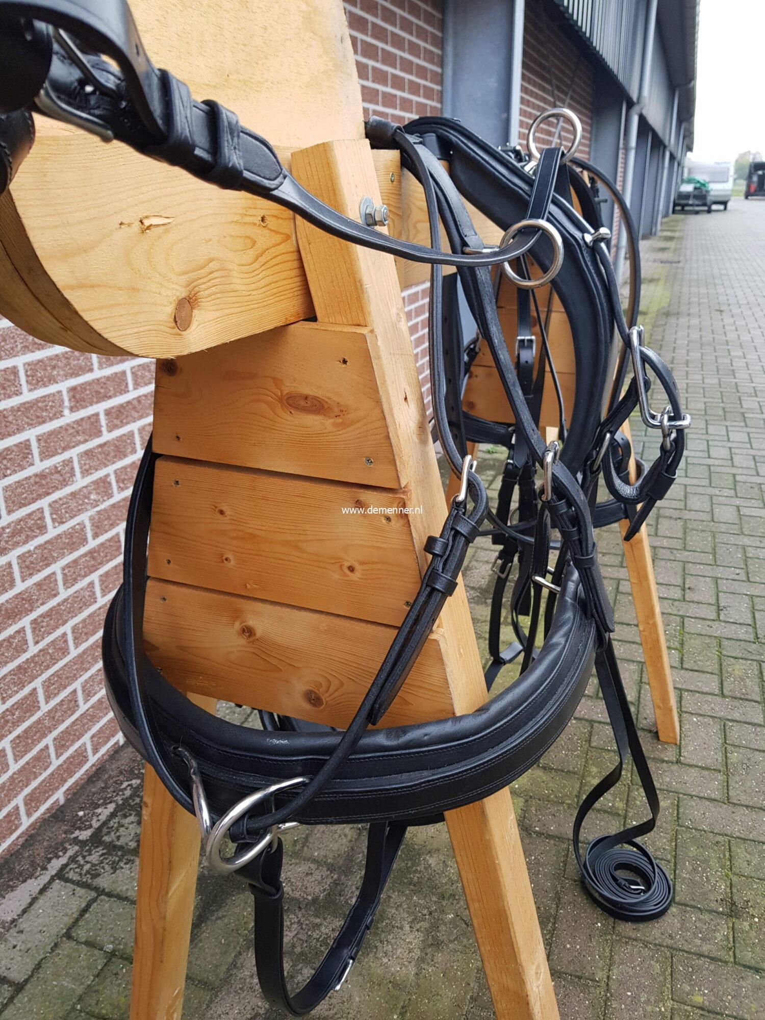 Einspänner Combi Brustgeschirr MARATHON Full Leder – Bild 5